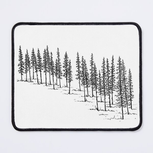 Item preview, Trees on a slope #4 designed and sold by Laura Carim Todd.