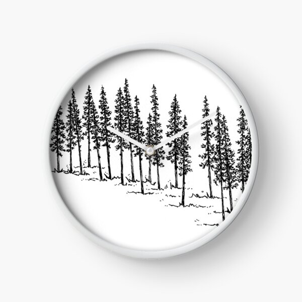 Item preview, Trees on a slope #4 designed and sold by Laura Carim Todd.