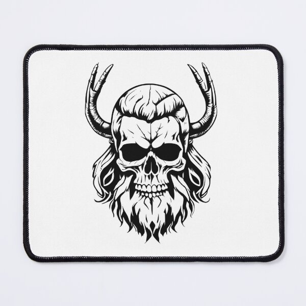 Item preview, Horned viking skull designed and sold by Spectrum-DI.