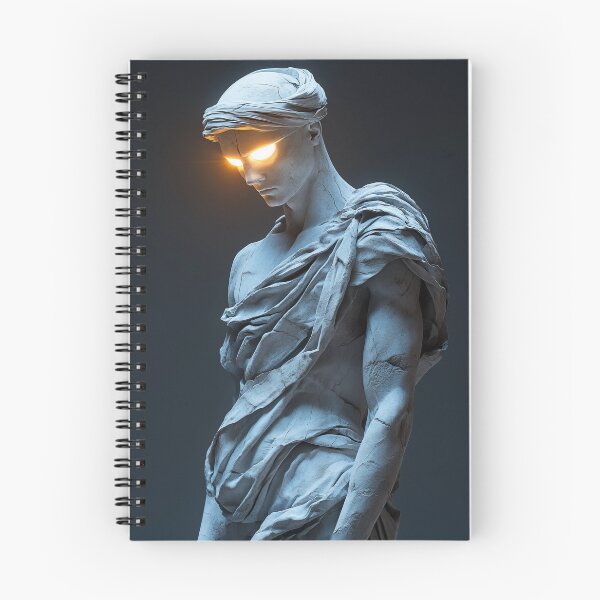 Item preview, Neon Gaze: Futuristic Greek Sculpture designed and sold by Enea Kelo.