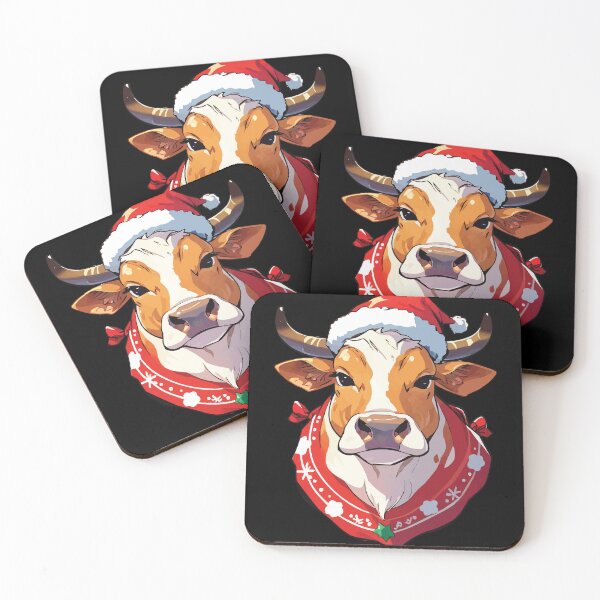 Item preview, Jersey cow Christmas designed and sold by Getup-clothing.