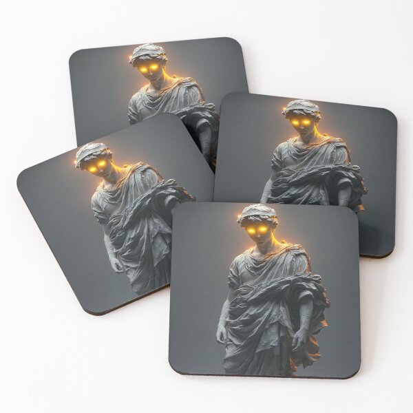 Item preview, Neon Gaze: Futuristic Greek Sculpture designed and sold by Enea Kelo.