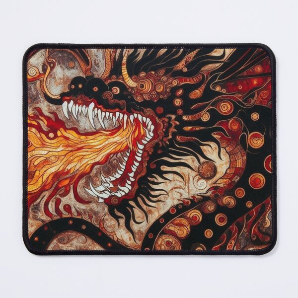 Item preview, Abstract Medieval Dragon designed and sold by TheDarkWardrobe.