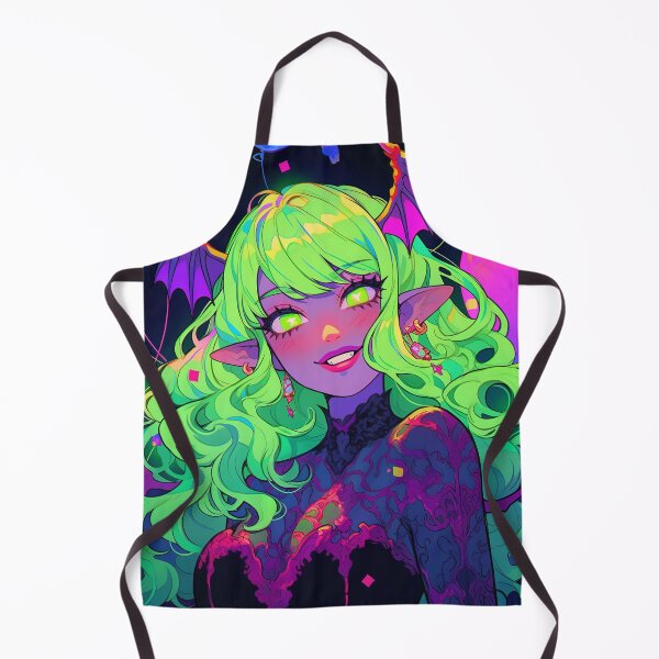 Artikelvorschau, Neon Gothic Elfe Fantasie Party Anime Mädchen entworfen und verkauft von bubblegoth.