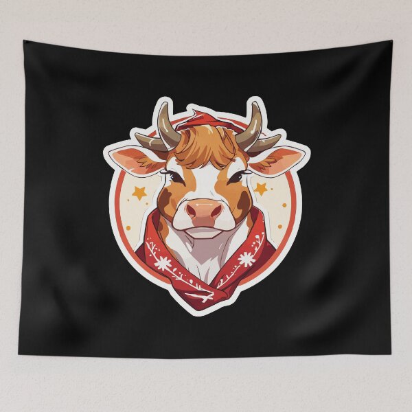 Item preview, Jersey cow Christmas designed and sold by Getup-clothing.