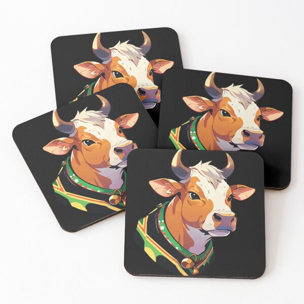 Item preview, Jersey cow Christmas designed and sold by Getup-clothing.
