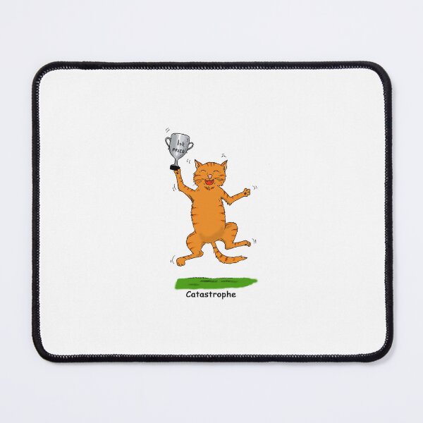 Item preview, Funny Cat Greeting Card - Catastrophe designed and sold by Luckystepho.