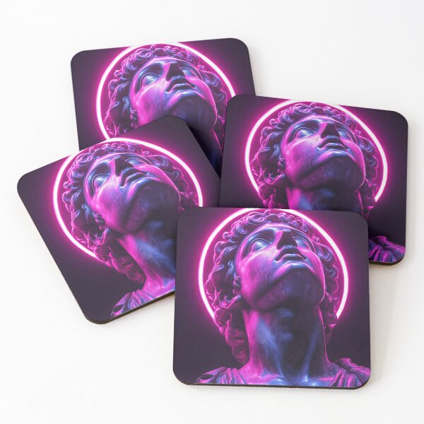 Item preview, Neon Gaze: Futuristic Greek Sculpture designed and sold by Enea Kelo.