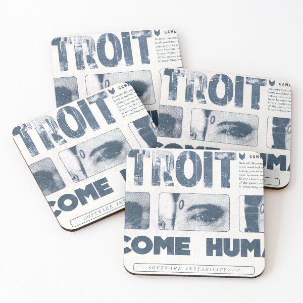 Item preview, Detroit Become Human Brutalism poster design designed and sold by aliezeq.