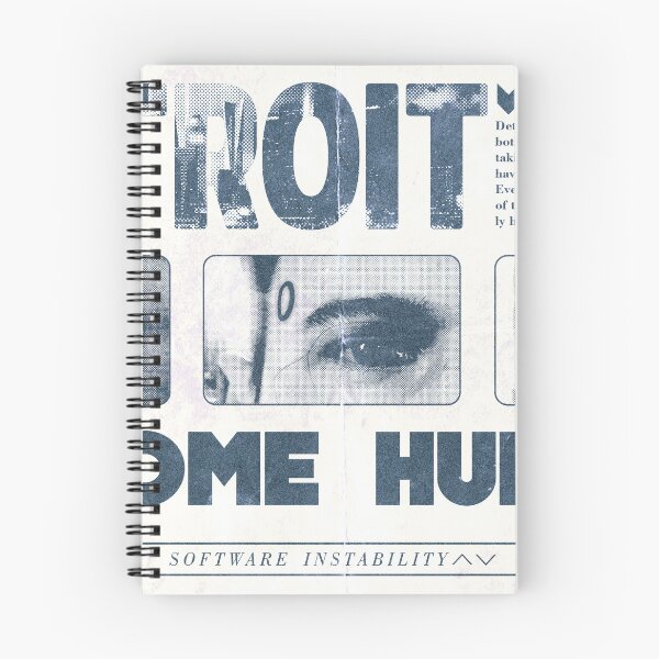 Item preview, Detroit Become Human Brutalism poster design designed and sold by aliezeq.