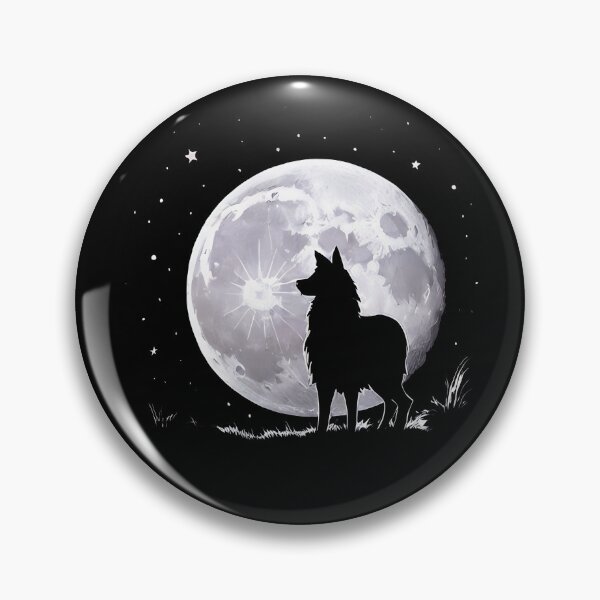 Item preview, The wolf and the moon designed and sold by MysticEve.
