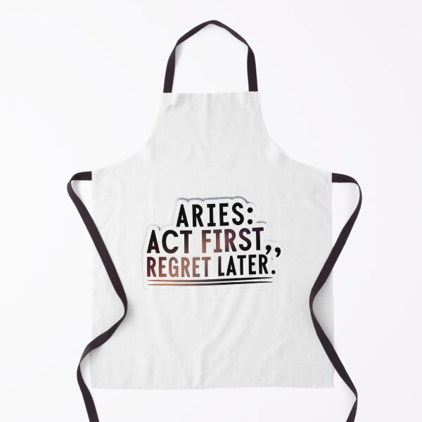 Item preview, Sarcastic Aries Zodiac Quote Design designed and sold by Mudastro Astrology.