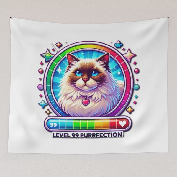 Item preview, Level 99 Purrfection: The Ultimate Feline Quest! designed and sold by HopeLoom.