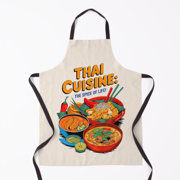 Item preview, Thai Cuisine The Spice Of Life Food Quote designed and sold by TheArtOfPat.