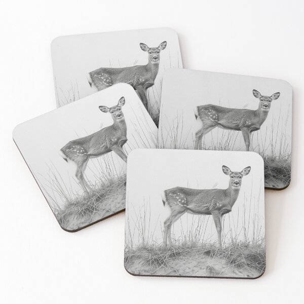 Artikelvorschau, Schwarz-weiße Hirsch-Bleistiftzeichnung entworfen und verkauft von Pencil-Art.