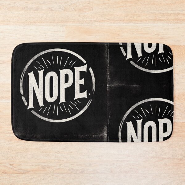 Item preview, Nope shines with a black background designed and sold by DesignFreaks7.