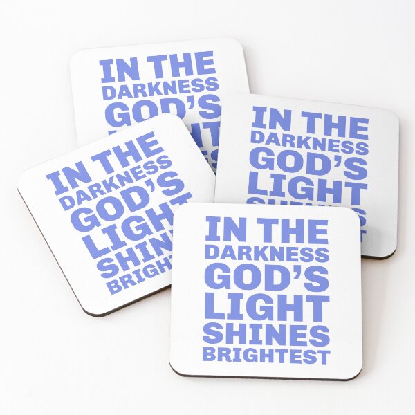 Item preview, Gods Light Shines Bright - Positive Inspirational Religious Quotes  designed and sold by Sunserize Designs.