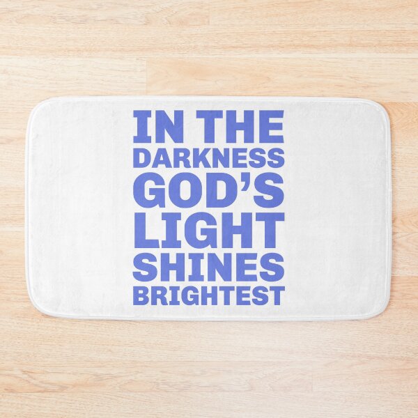 Item preview, Gods Light Shines Bright - Positive Inspirational Religious Quotes  designed and sold by Sunserize Designs.