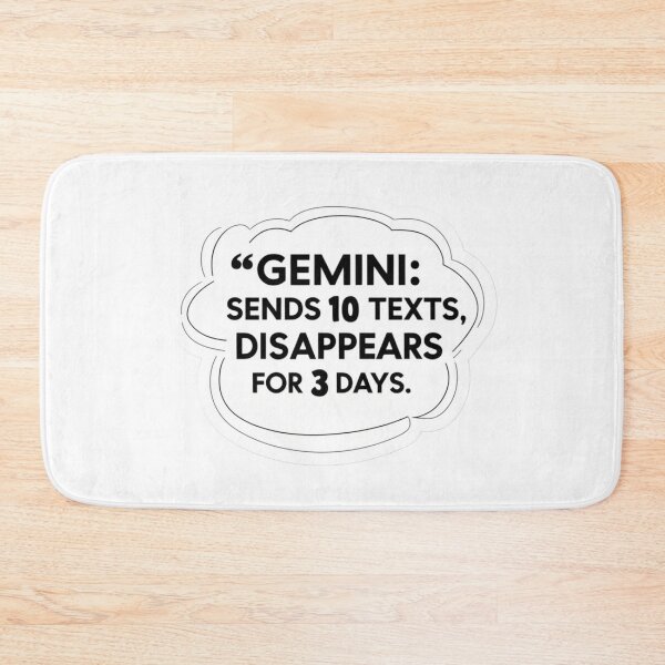 Item preview,   Funny Sarcastic Gemini Zodiac Quote Design designed and sold by Mudastro Astrology.