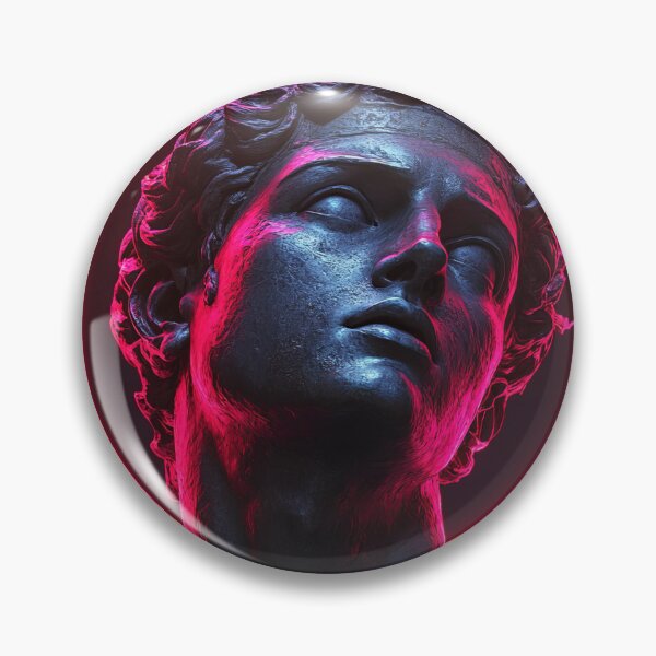 Item preview, Neon Gaze: Futuristic Greek Sculpture designed and sold by Enea Kelo.