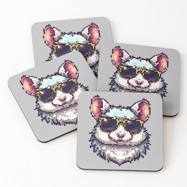 Item preview, Pixel Puff: The Charming Chinchilla designed and sold by NaturePixel.