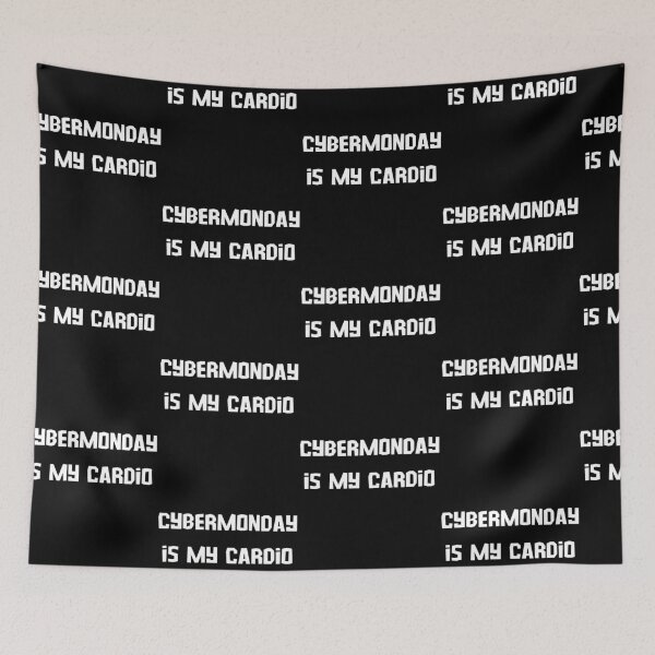 Item preview, Cyber Monday is My Cardio - white designed and sold by VasInd.