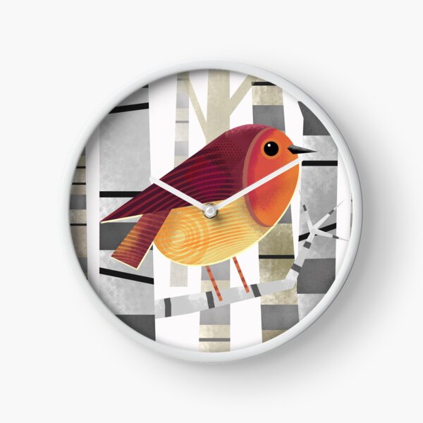 Item preview, Robin Redbreast Perched on TreeBranch designed and sold by Andrew  Hitchen.