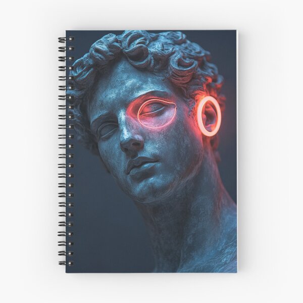 Item preview, Neon Gaze: Futuristic Greek Sculpture designed and sold by Enea Kelo.