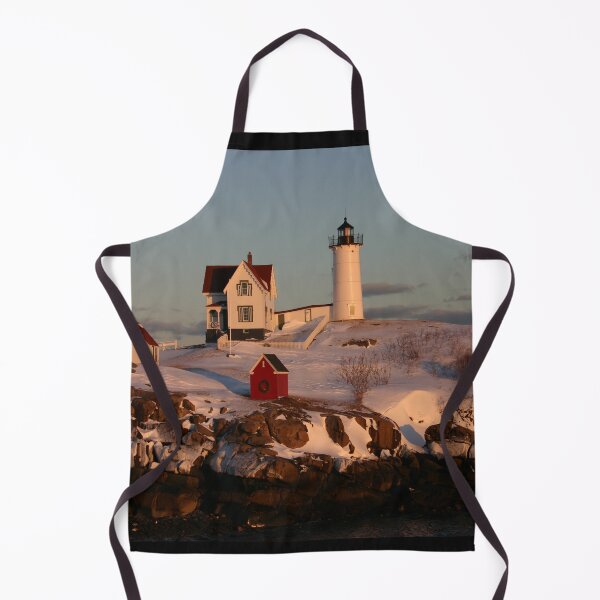 Item preview, Winter Sunset at Nubble Light on the Coast of Maine designed and sold by MAINE IMAGESDEZIGNS.