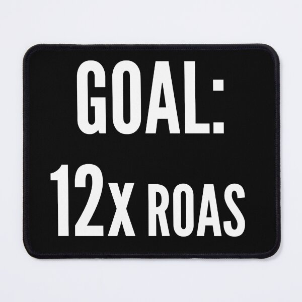 Item preview, Goal: 12x ROAS Motivation - White designed and sold by VasInd.