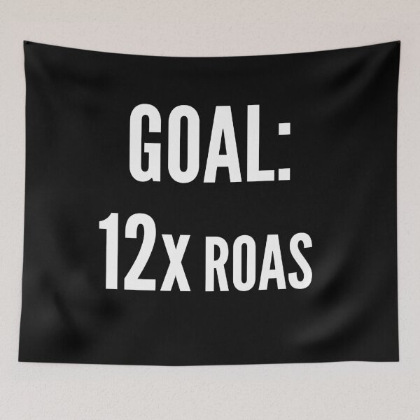 Item preview, Goal: 12x ROAS Motivation - White designed and sold by VasInd.