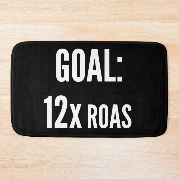 Item preview, Goal: 12x ROAS Motivation - White designed and sold by VasInd.