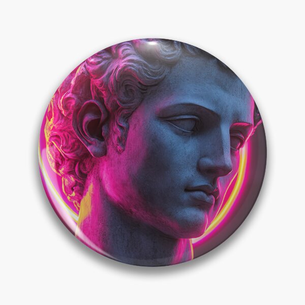 Item preview, Neon Gaze: Futuristic Greek Sculpture designed and sold by Enea Kelo.