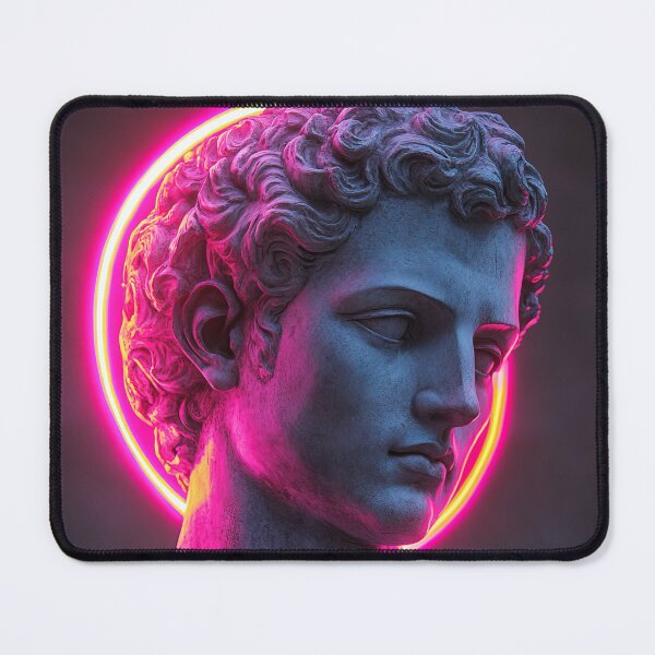 Item preview, Neon Gaze: Futuristic Greek Sculpture designed and sold by Enea Kelo.