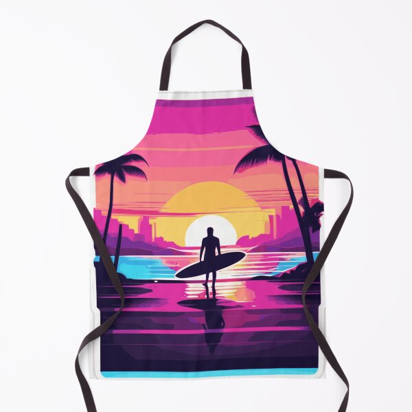 Item preview, neon beach and surfer designed and sold by Spectrum-DI.
