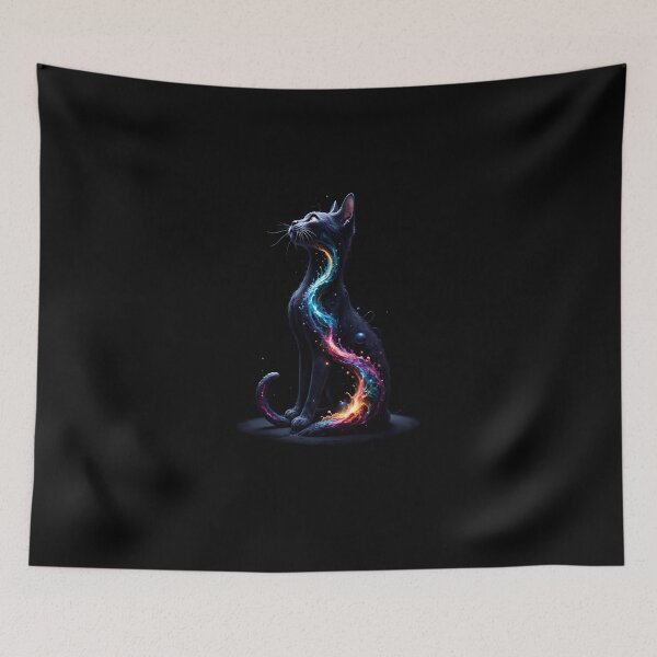 Item preview, Cosmic Cat: Guardian of the Stars designed and sold by ArtCreator2023.