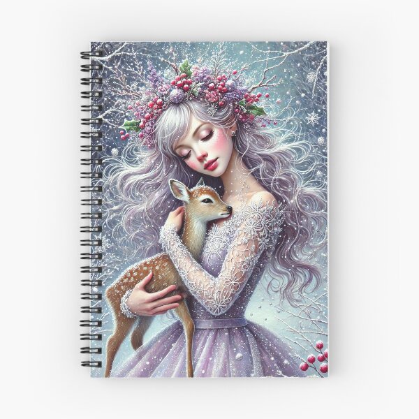 Item preview, Ice Queen with Gentle Deer designed and sold by MarinaFila.