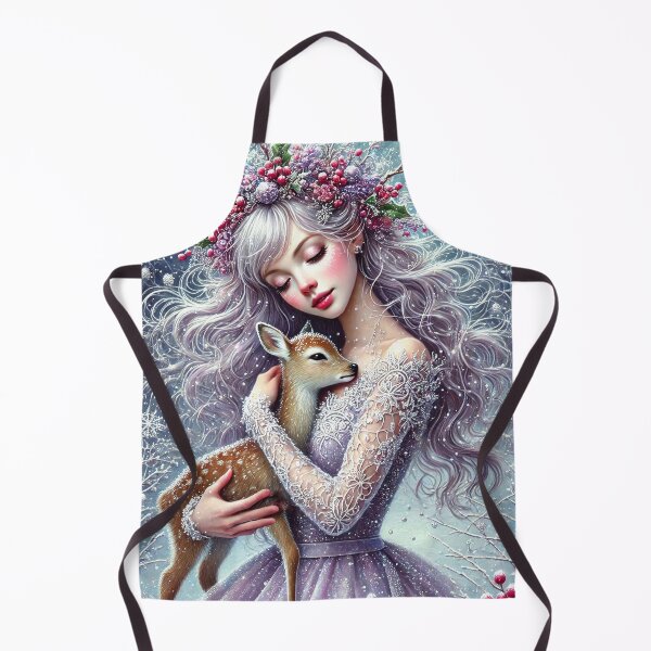 Item preview, Ice Queen with Gentle Deer designed and sold by MarinaFila.