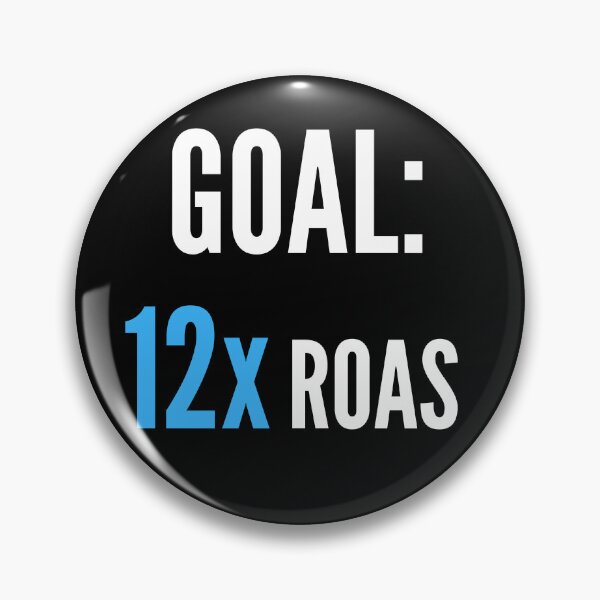 Item preview, Copy of Goal: 12x ROAS Motivation - Blue - White designed and sold by VasInd.