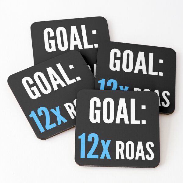 Item preview, Copy of Goal: 12x ROAS Motivation - Blue - White designed and sold by VasInd.