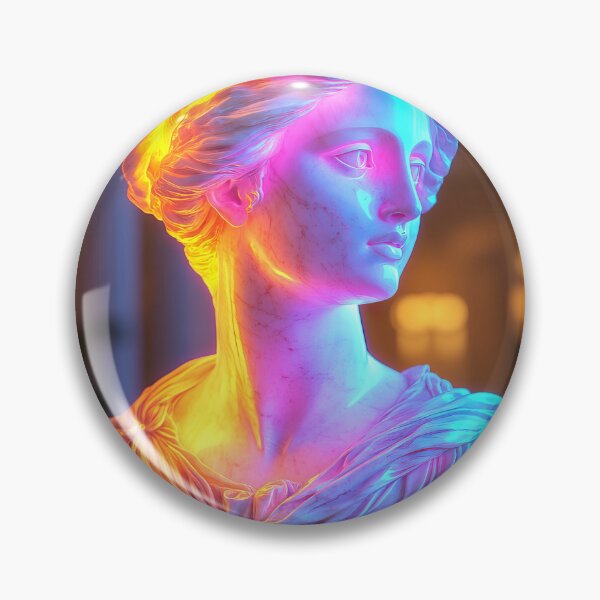 Item preview, Neon Gaze: Futuristic Greek Sculpture designed and sold by Enea Kelo.