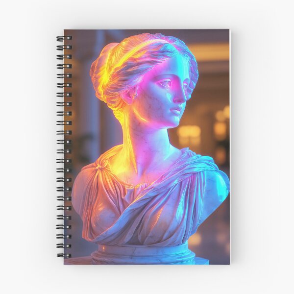 Item preview, Neon Gaze: Futuristic Greek Sculpture designed and sold by Enea Kelo.