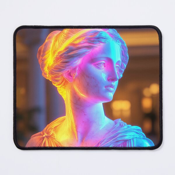 Item preview, Neon Gaze: Futuristic Greek Sculpture designed and sold by Enea Kelo.