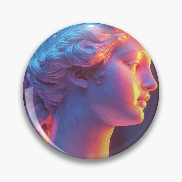 Item preview, Neon Gaze: Futuristic Greek Sculpture designed and sold by Enea Kelo.