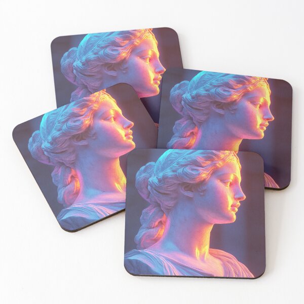 Item preview, Neon Gaze: Futuristic Greek Sculpture designed and sold by Enea Kelo.