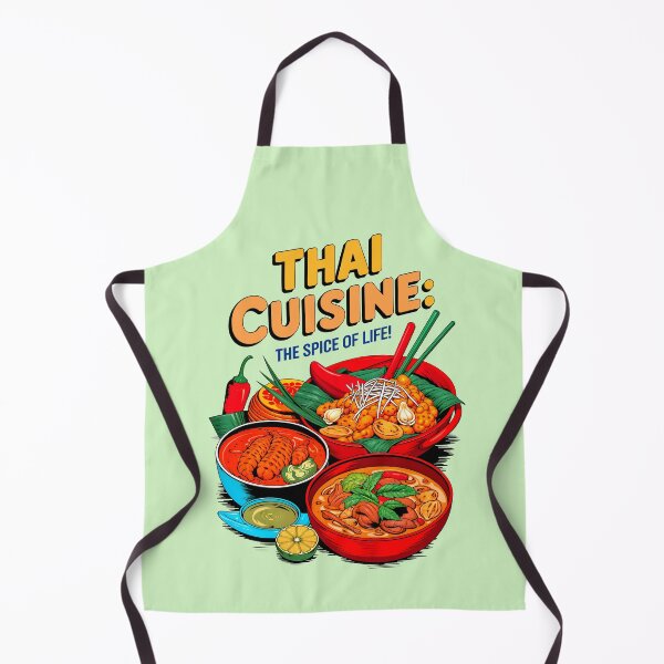 Item preview, Thai Cuisine The Spice Of Life Food Quote designed and sold by TheArtOfPat.