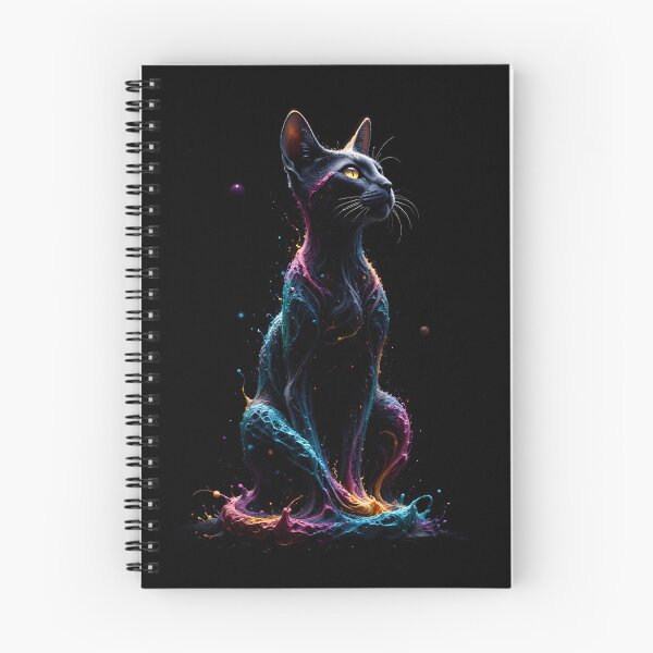 Item preview, Ethereal Cat: A Celestial Companion designed and sold by ArtCreator2023.
