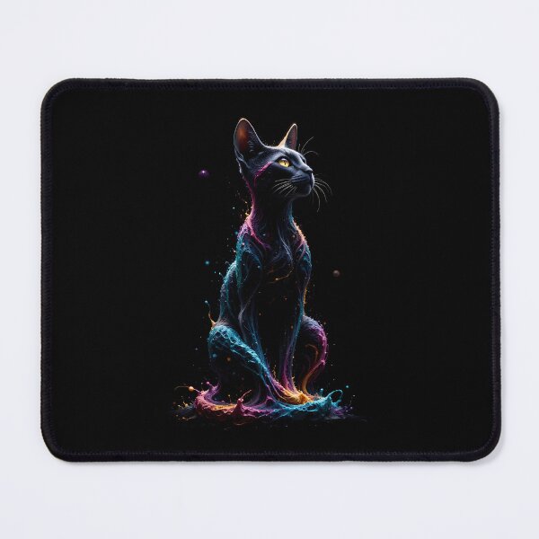 Item preview, Ethereal Cat: A Celestial Companion designed and sold by ArtCreator2023.