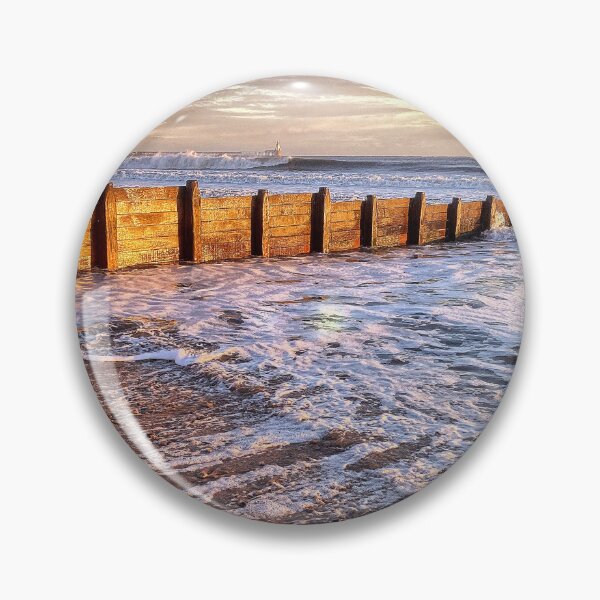 Item preview, Rough Sea and Sunshine in Northumberland - Portrait designed and sold by Violaman.