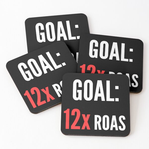 Item preview, Goal: 12x ROAS Motivation - Red - White designed and sold by VasInd.